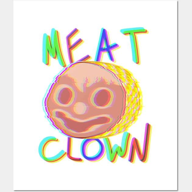 Meat Clown Wall Art by ClownMeat